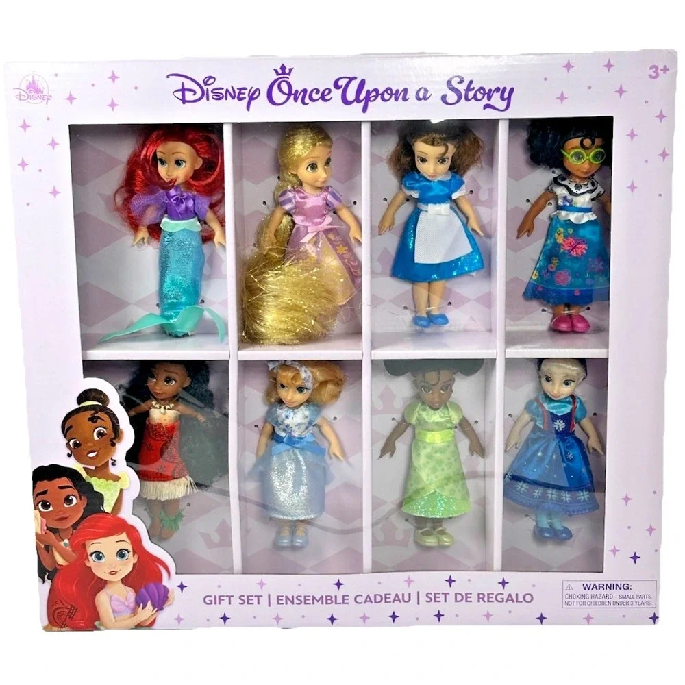 Disney Mini Princess Doll Gift Set Once Upon a Story 9 Figures